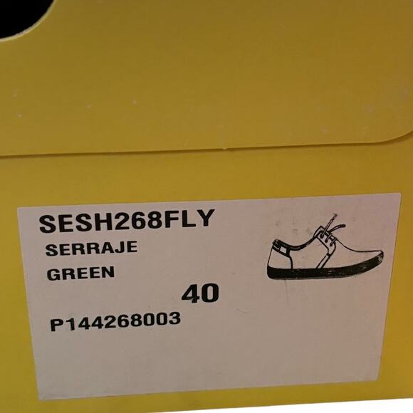 NIB Fly London Sesh Green Shoe's Men's Size 40 US 7 M Suede Leather Lace Up NEW - Picture 12 of 13